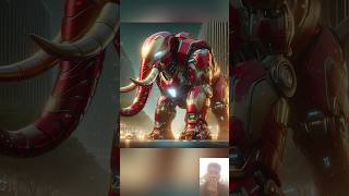 kiska robotic elephant best hai 🤯 spiderman vs venom vs Ironman 😎viralshortsavengersai [upl. by Mcgee829]