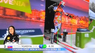 Petra Vlhova  Giant Slalom  Kranjska Gora  RUN 2  2024 [upl. by Tutankhamen830]