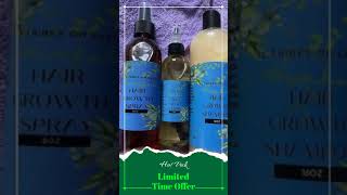 Hair Growth Shampoo Elixir and Spray Bundle [upl. by Ainegue]