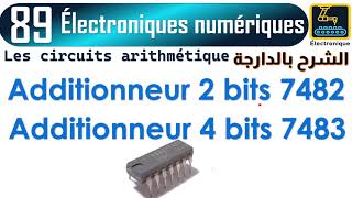 89 Additionneur 2 bits 7482 Additionneur 4 bits 7483 [upl. by Middleton]