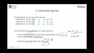 Part 24 One Sample Sign Test General Procedure [upl. by Allimaj]