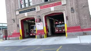 FDNY Ladder 103 POSA goes on a run for a stuck elevator [upl. by Donelu]