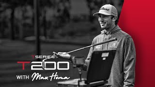 Max Homa Hits Titleist T200 Irons I Titleist T Series [upl. by Agemo]