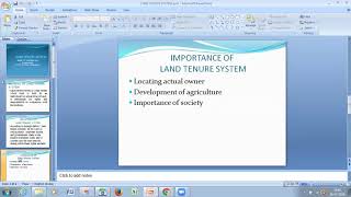 land tenure system [upl. by Chere767]