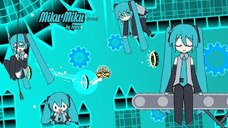 Miku Special Miku Miku Layout  Geometry Dash 22 [upl. by Elison]