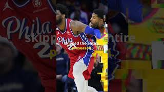 76ers Embiid amp George Out for Season Opener nba viralvideoshorts [upl. by Aisila]