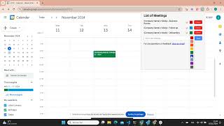 How to create meeting templates from Google Calendar [upl. by Ydnem]