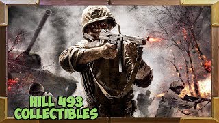 Call of Duty WW2 All Collectibles Hill 493 Mission Mementos  Heroic Actions [upl. by Aviva623]