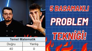 5 ADIMDA PROBLEMLERİ HALLET Bu Çözüm Yöntemini Görmelisin  yks tyt [upl. by Luther]