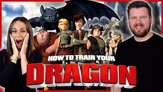 My wife watches HOW TO TRAIN YOUR DRAGON for the FIRST time  Movie Reaction [upl. by Lydie]