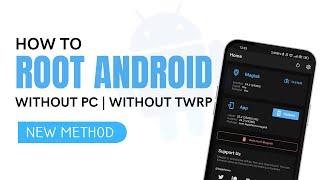 How to Root Android Without PC or TWRP  Android 13  Android 14  Install Magisk [upl. by Akilam]