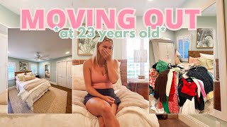 Move Out Vlog Moving Out of my Parents House at 23 [upl. by Annaoy]