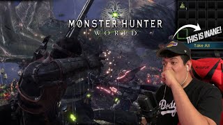 so I tried MONSTER HUNTER WORLD IM A BOW USER  Part 1 [upl. by Hendry]