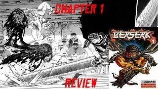 Berserk ベルセルク Chapter 1 Review  The Black Swordsman [upl. by Leirbma]