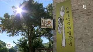 Goûtez voir France 3 Auvergne Rhône Alpes chez La Cigale et la Fourchette à Larnas en Ardèche [upl. by Otrebilif]