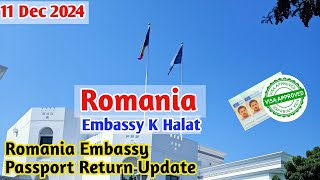 Romania 🇷🇴 Embassy Appointment Update  Romania Embassy New Update  Romania Visa Update 2024 [upl. by Mis]