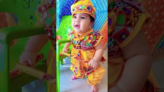 Navratri baby photoshoot hindufestival baby newfashionforbabyboys babypictures cute navratri [upl. by Esch]