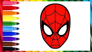 How to Draw Spider man easily  Spider man art  Draw Spider man [upl. by Eirene704]