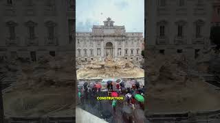 The Trevi Fountain is CLOSED rome [upl. by Rehpotsrihc]