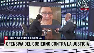 Graciana Peñafort con Feinmann quotCristina Kirchner siempre ha sido respetuosa del Poder Judicialquot [upl. by Dronel547]