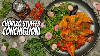 Chorizo Stuffed Conchiglioni Pasta Bake GOURMET VEGAN [upl. by Dusza570]