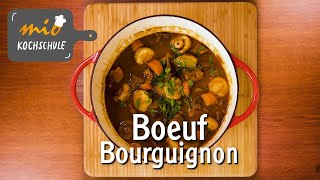 Rezept Boeuf Bourguignon kochen  mioonline erklärt euch Schritt für Schritt wie es geht [upl. by Ber]