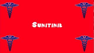 Pronounce Medical Words ― Sunitinib [upl. by Htebiram]