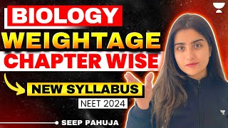 Chapter wise Biology Weightage  New NTA Syllabus  NEET 2024  Seep Pahuja [upl. by Adikram]