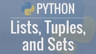 Python Tutorial for Beginners 4 Lists Tuples and Sets [upl. by Attiuqaj291]