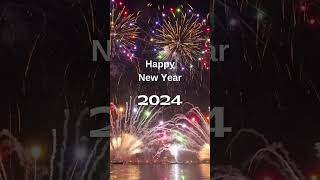 Happy New Year 2024 Fireworks Wishes and Images [upl. by Sarkaria934]