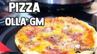 PIZZA THERMOMIX  OLLA GM  AL MAS PURO ESTILO TELEPIZZA [upl. by Nosnehpets586]