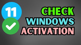 How to check whether Windows 11 is activate or not [upl. by Nerland]