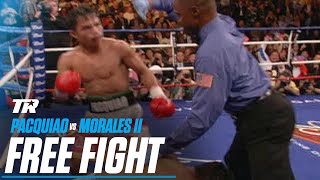 Manny Pacquiao vs Erik Morales 2  FREE FIGHT  HAPPY BIRTHDAY MANNY PACQUIAO [upl. by Sapers382]