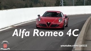 Alfa Romeo 4C  SOUND at SpaFrancorchamps [upl. by Rednasxela]