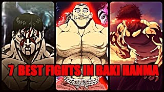 7 Best Fights In Baki Hanma Series [upl. by Analart626]