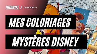 📚 MES COLORIAGES MYSTÈRES DISNEY [upl. by Idna]