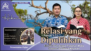 HIKMAT PAGI  Jumat 11 Oktober 2024  Pdt Angga Prasetya MDiv [upl. by Irej]