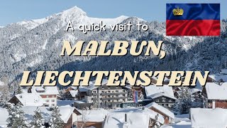 Winter Drive to Malbun Liechtenstein [upl. by Sille]