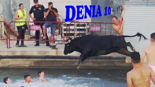 ❤️🟢2019 DENIA 10 ◾ INTEGRA Divertida Bous a la Mar [upl. by Gilberta891]