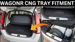 2024 Maruti Suzuki WagonR CNG Tray Installation 🔥  Diggi CNG Tray fitment Tushargurujiibhopal [upl. by Agata]