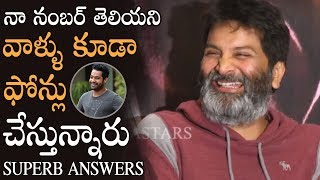 Trivikram Media Interaction After Aravinda Sametha Veera Raghava Release  Manastars [upl. by Tamarah]