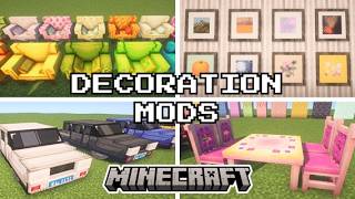 Top Decoration Mods to Transform Your Minecraft World [upl. by Orhtej]