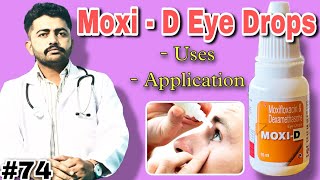 Moxifloxacin Eye Drops  Moxi D Eye Drop Hindi [upl. by Isabella]