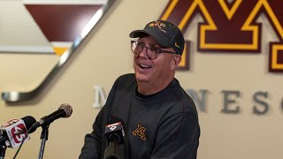 Gopher Hockey Media Day 2024 [upl. by Nodnelg712]