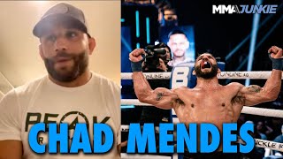 Chad Mendes Conflicted About Career Previews Eddie Alvarez Fight  BKFC 41 [upl. by Adamec]