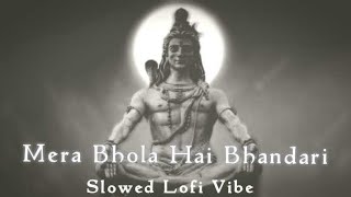 Mera Bhola Hai Bhandari ll slowed Lofi ll Mahashivratri special 🙏 [upl. by Niwrek917]