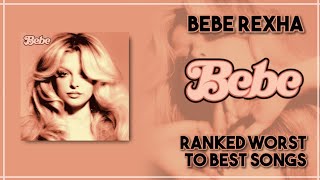 Bebe Rexha  BEBE Album Ranking 🧡 [upl. by Maleki428]