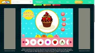 Make a Cupcake • ABCya Play by 4 years old boy [upl. by Service76]