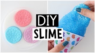 MAKING 4 AMAZING DIY SLIMES  Satisfying NO GLUE Slime Recipes [upl. by Canute546]