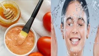 DIY tomato and honey face mask for glowing skin [upl. by Dale809]